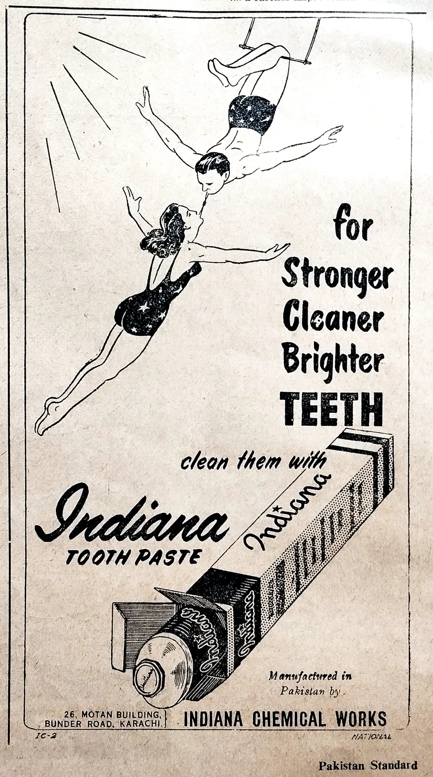 Indiana Toothpaste 1950s