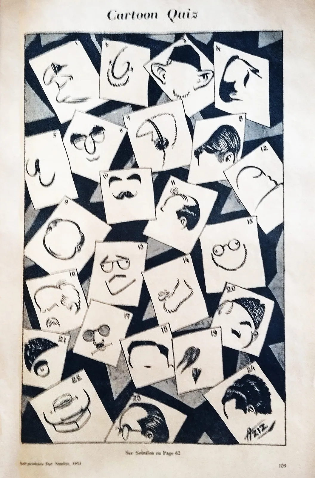 Aziz Cartoonist quiz 1950s