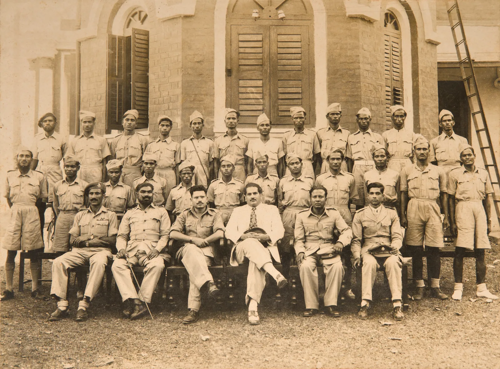 Ali Asghar and army personnel in East Pakistan