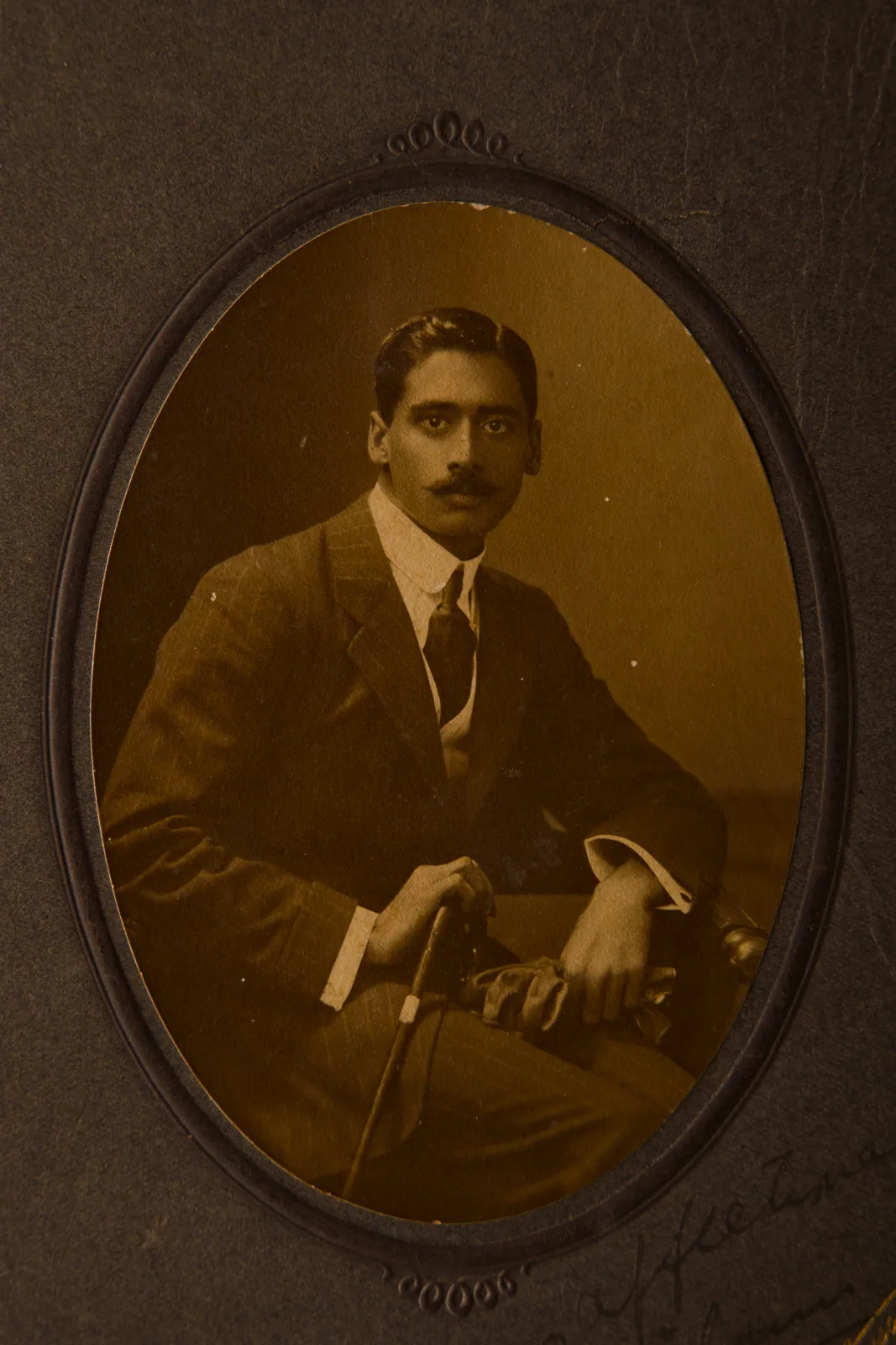 Affectionately Salam 1911 Photographic Studio Scott Wilkinson Cambridge Salam-ud-din Khan toured England with the 1911 All India cricket team.