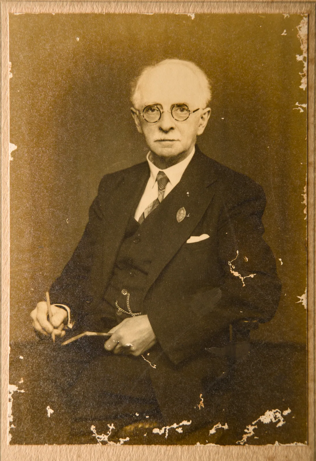 Portrait of a European gentleman