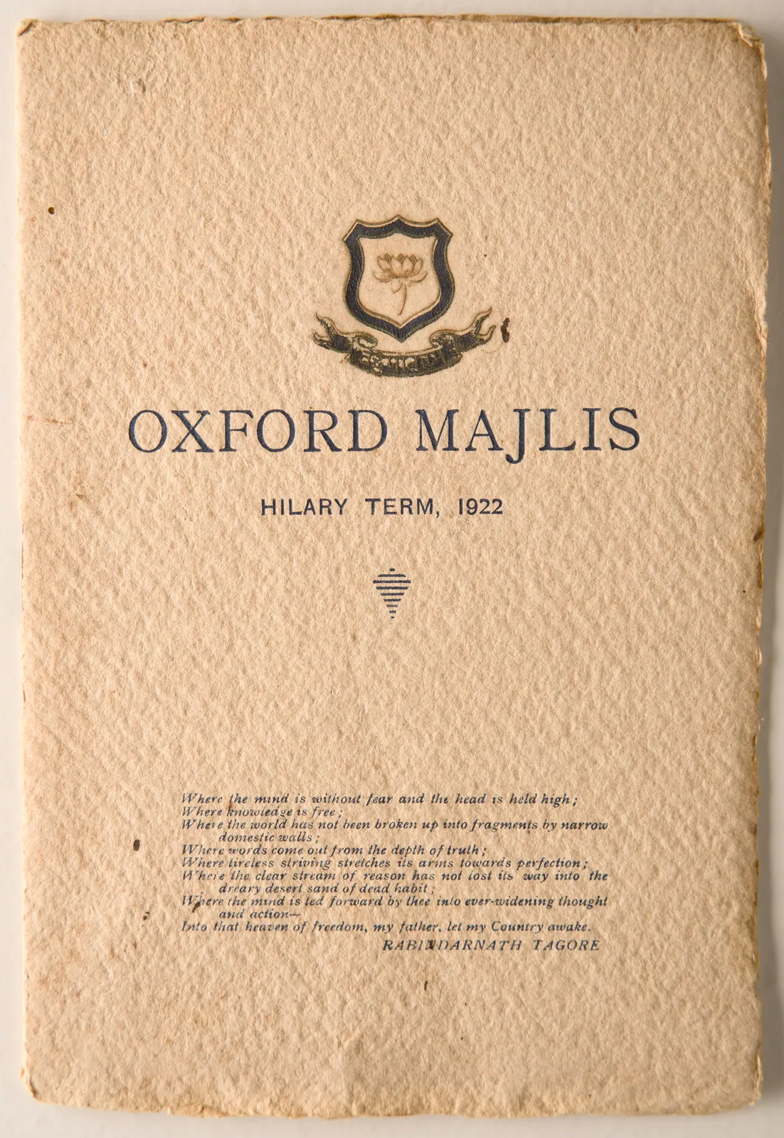 Oxford Majlis Hilary Term 1922 List of meetings and members. Founded in 1896, the Oxford University Majlis was a society that became an intellectual and social hub for anti-colonia…
